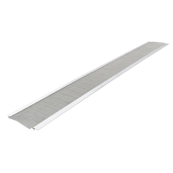 VEVOR Gutter Guard, 6 in. Aluminum Gutter Cover with Stainless