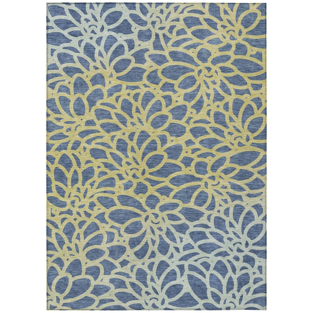 Chantille Machine Washable Indoor/Outdoor Abstract ACN2412 Navy 10 ft. x 14 ft. Area Rug price history on PriceWatchPro