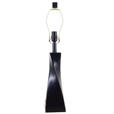 Mix and Match 25.5 in. Black Twist Table Lamp - Title 20