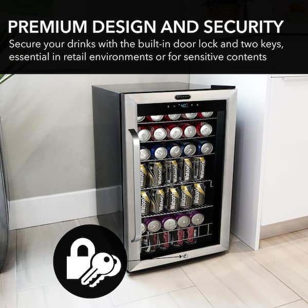 Gallina Periódico darse cuenta Whynter Freestanding 19 in. 121 (12 oz.) Can Cooler with Digital Control  and Internal Fan BR-1211DS - The Home Depot