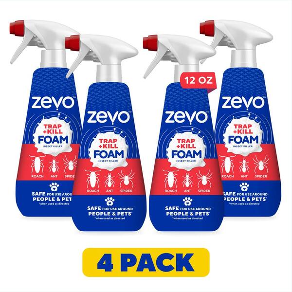 ZEVO 12 oz. Trap and Kill Foam Ant, Roach, and Spider Insect