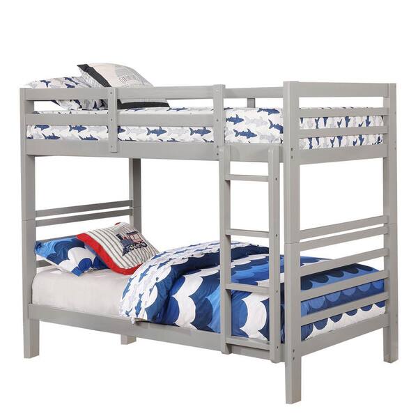 California IV Gray Bunk Bed