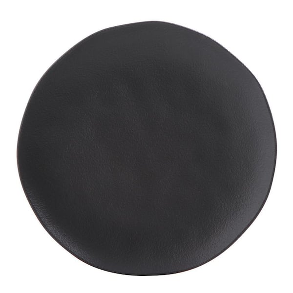 Matte Black Dinner Plate Organic (Set of 6)