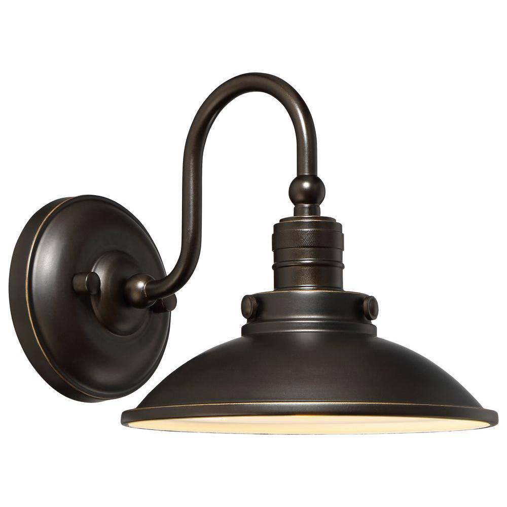 Minka Lavery Baytree Lane LED 8 1/2  High Oiled Bronze Outdoor Wall Light