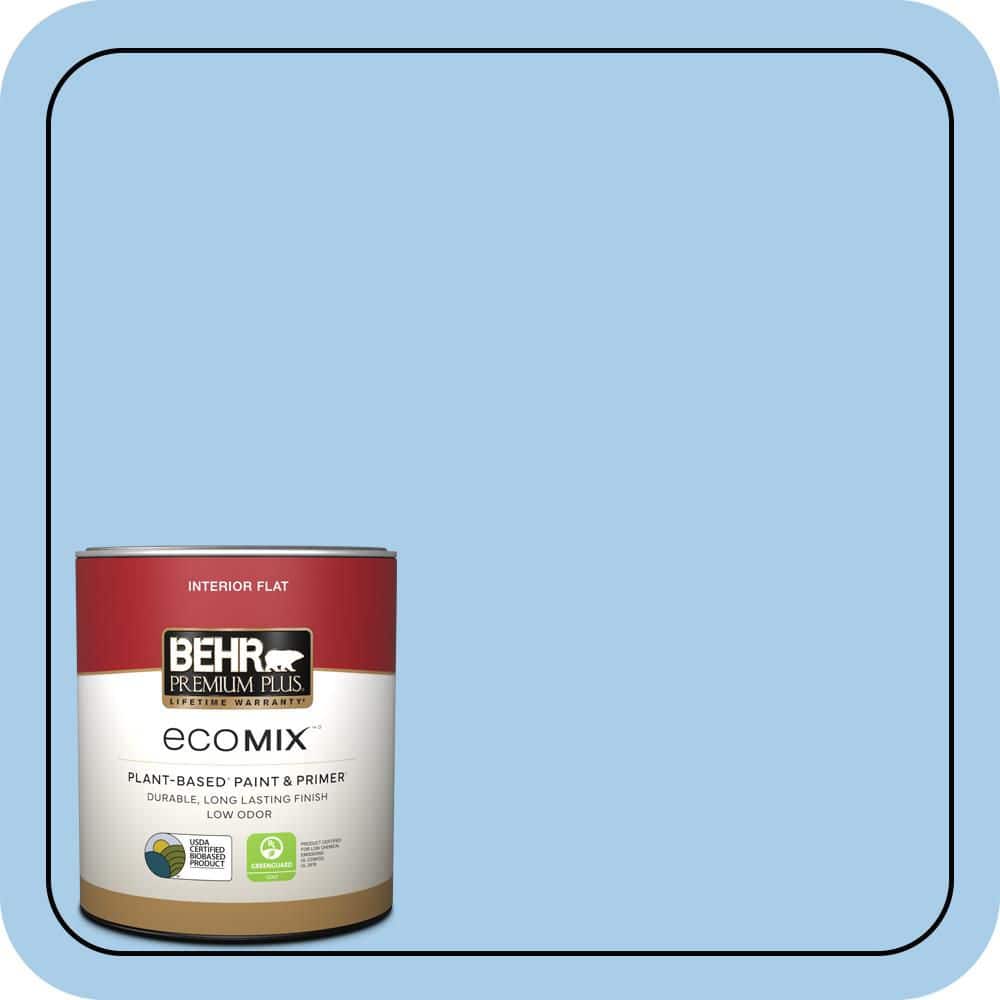 1 qt. #P520-2 French Porcelain Flat EcoMix Plant-Based Interior Paint & Primer price history on PriceWatchPro