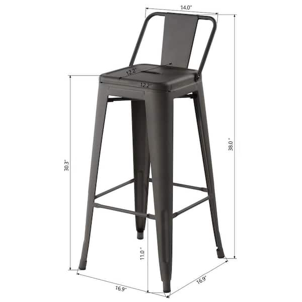 Steel deals stool small