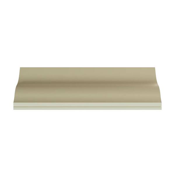 Ekena Millwork Temple 2.75 in. D x 3.875 in. W x 96 in. L Polyurethane Crown Moulding
