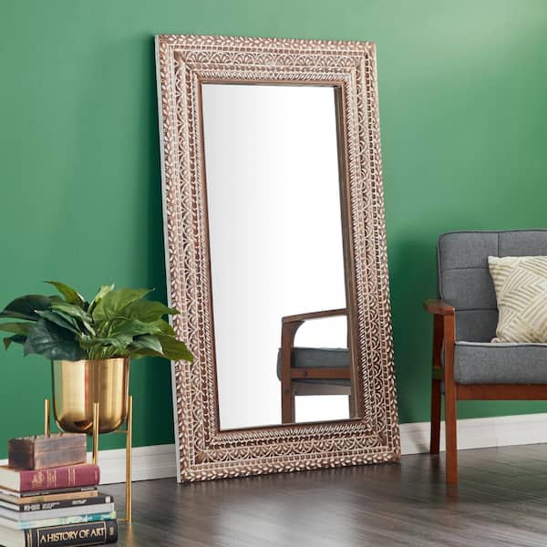 Litton Lane 60 In X 36 Farmhouse, Large Rectangle Wall Mirror For Living Room