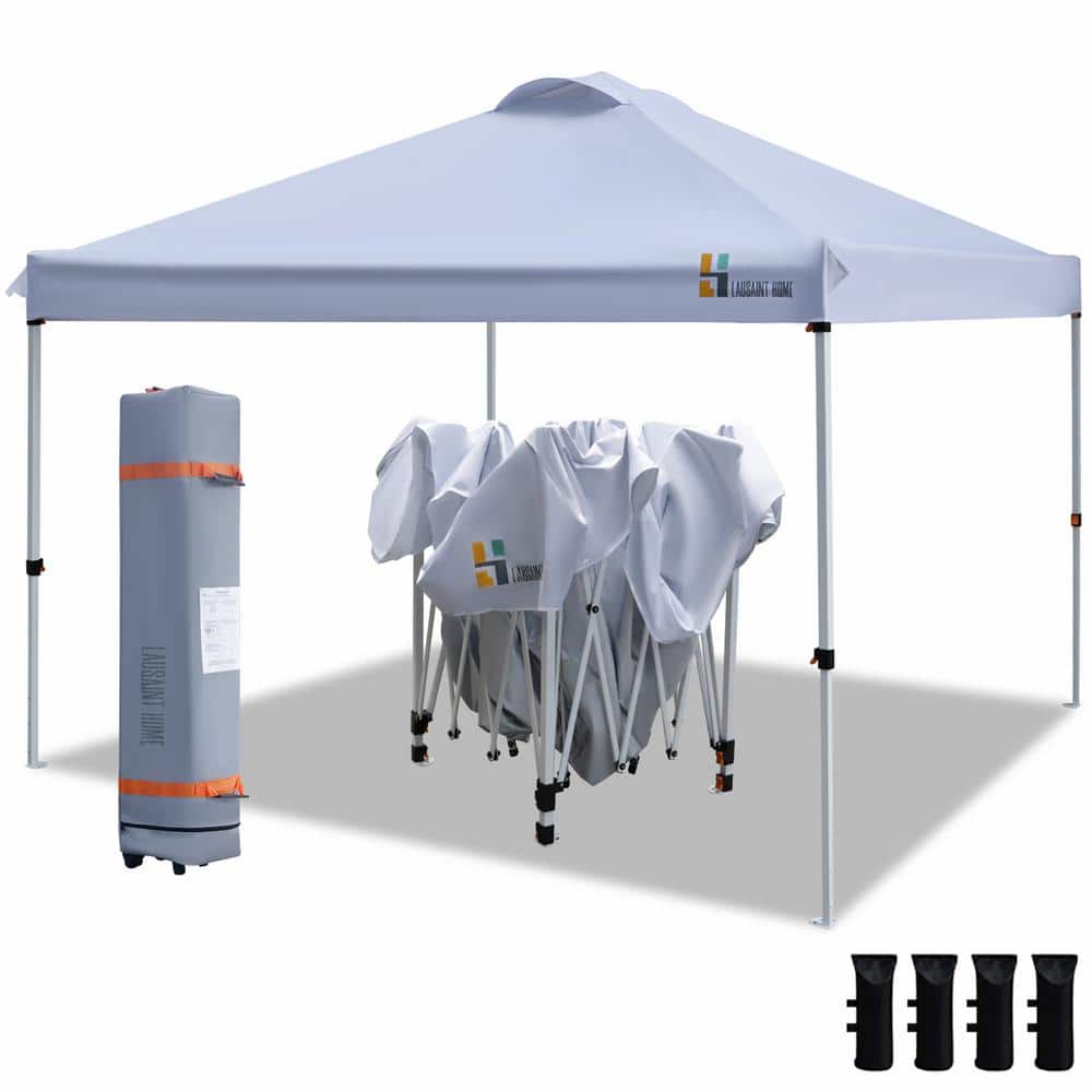 10 ft. x 10 ft. Portable Folding Instant Canopy Tent with Roller Bag