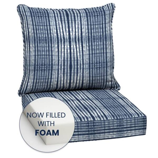 ARDEN 24 in x 24 in 2-Piece Foam Deep Seating Outdoor Lounge Chair