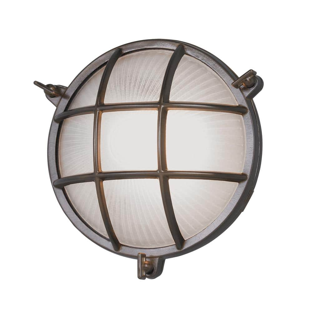 NORWELL Mariner 1Light Small Bronze Outdoor Wall Lantern Sconce 1102