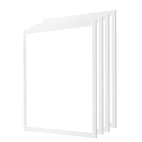 4Pack 2x2ft. Integrated LED Flat Panel Light 5700 LM Flush Mount Drop Ceiling Lighting Fixture 3 Color 3000K/4000K/5000K