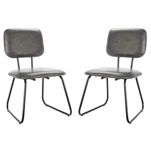 Chavelle Gray/Black Upholstered Side Chairs (Set of 2)