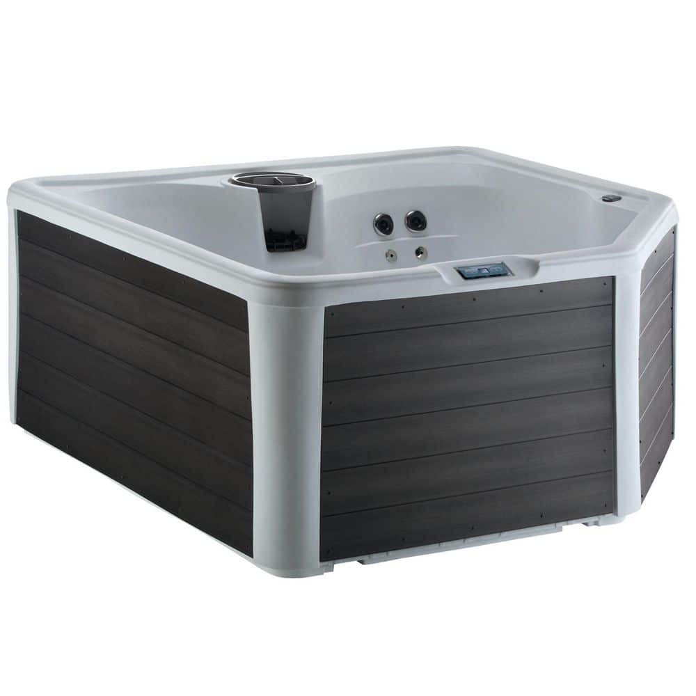HYDROLUXE SPAS Tahiti Hot Tub 4-Person, 22-SS Jet Lounger, 110V