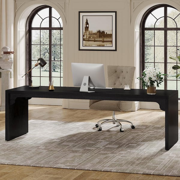 こうび 63 Inches L Shaped Convertible Computer Desk Brown | Sikaic