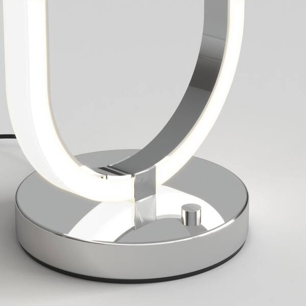 artika arlo modern dimmable table lamp with integrated led