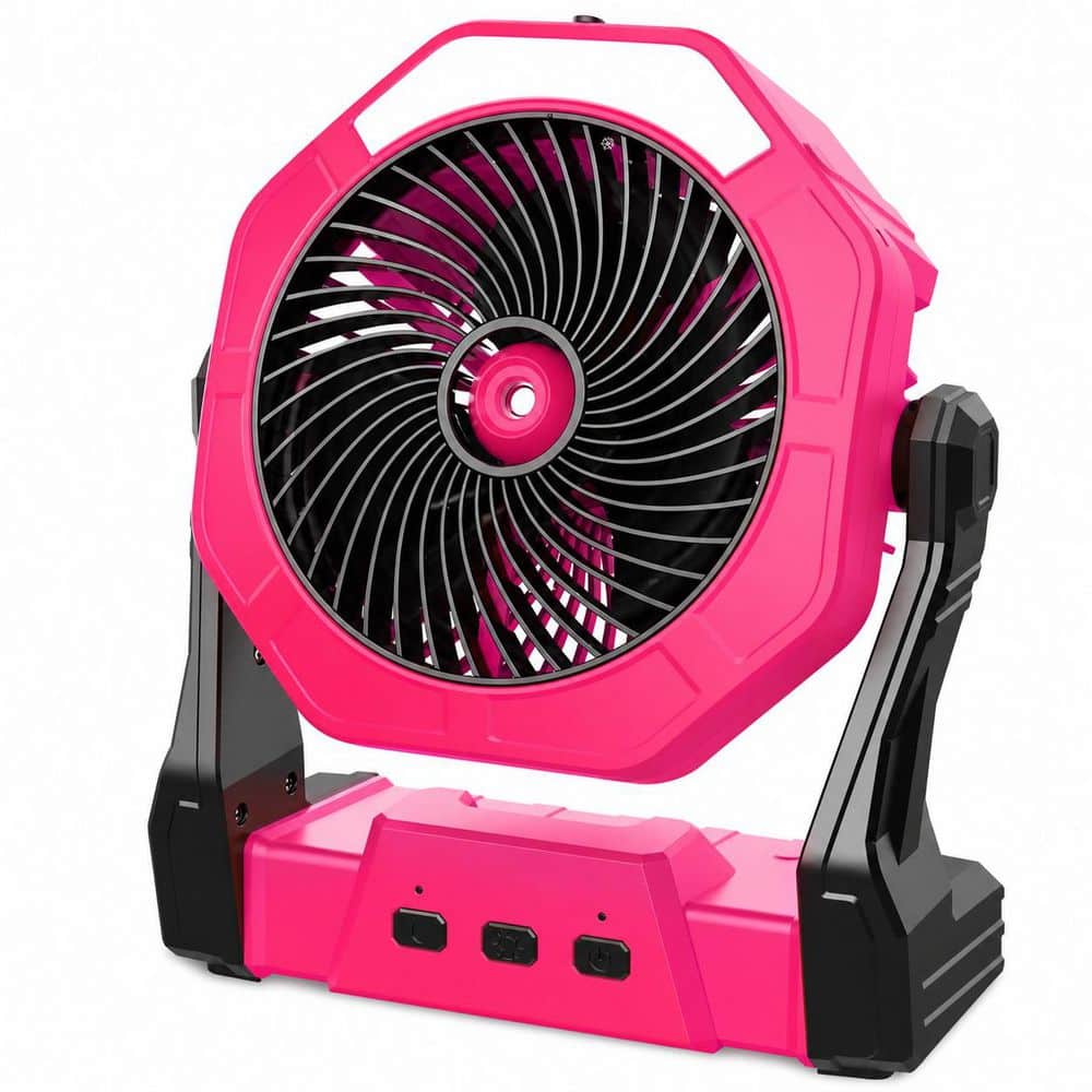 8 in Pink Portable Misting Fan with 3 Speeds, LED Light and 330 Degree Tilt Hook price history on PriceWatchPro