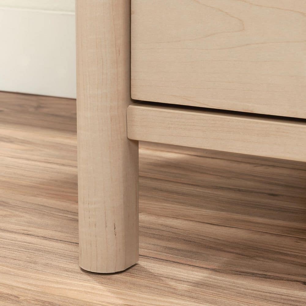 Natural Maple 2-Drawer Lockable Lateral File Cabinet