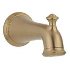 Victorian Pull-Up Diverter Tub Spout in Champagne Bronze