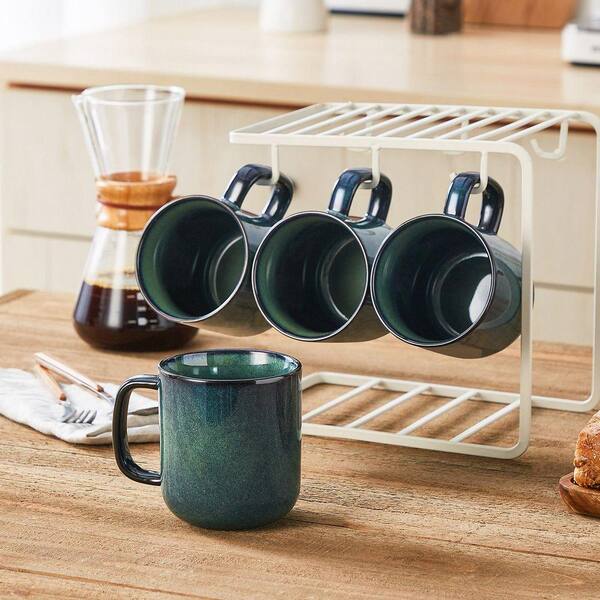 vancasso Starry 16 oz. Green Stoneware Mugs (Set of 4) Coffee Mug Set Coffee  Cups Tea Cups Drinkware Set Service for 4 VC-STARRY-G-4DBZ-FC - The Home  Depot