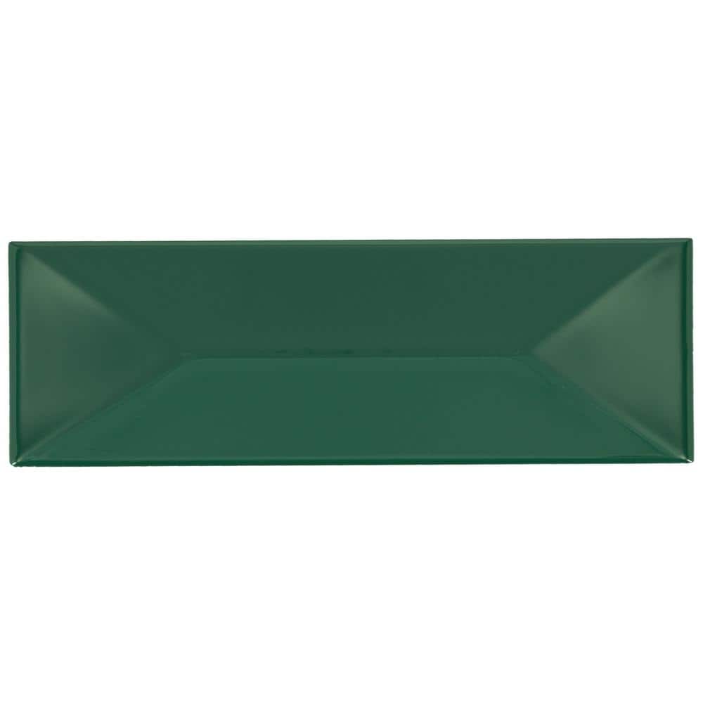 LuxeCraft Cyclade Glossy 4-1/4 in. x 12-7/8 in. Glazed Ceramic Wave Crest W