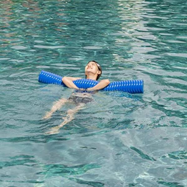 5.5 in x 46 in Jumbo Pool Noodle UV Resistant Foam Bahama Blue 1