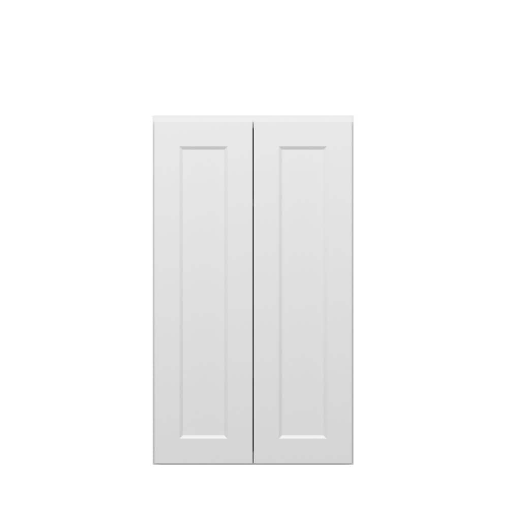 Norfolk Shaker 24 in. W x 42 in. H x 12 in. D in Painted White Plywood Asse