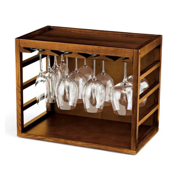 Under Cabinet Wine Glass Rack,Stemware Rack Holds up to 8 Wine Glass,Hanging Win 