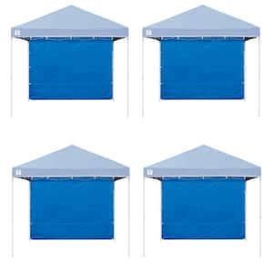 10 ft. Blue Everest Instant Canopy Tent Taffeta Sidewall Accessory(4 Pack)