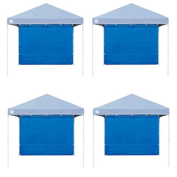 Z-SHADE 10 ft. Blue Everest Instant Canopy Tent Taffeta Sidewall Accessory(4 Pack)