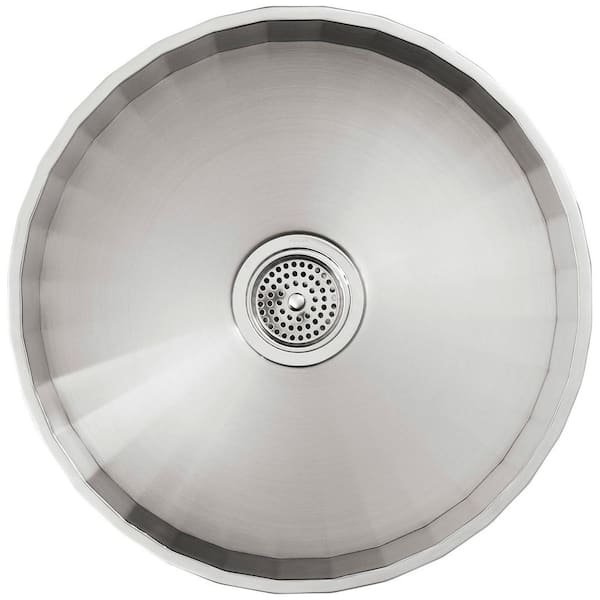 KOHLER Brinx 18 Gauge Stainless Steel 19 in. Drop-in Bar Sink