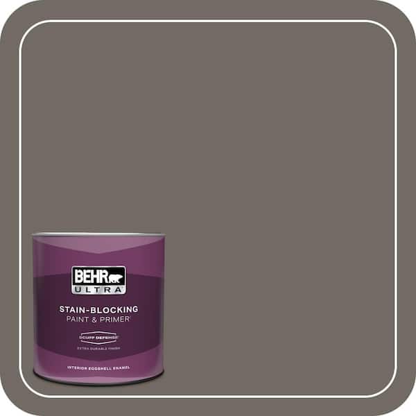 BEHR ULTRA 1 qt. #PPU24-04 Burnished Pewter Extra Durable Eggshell Enamel Interior Paint & Primer