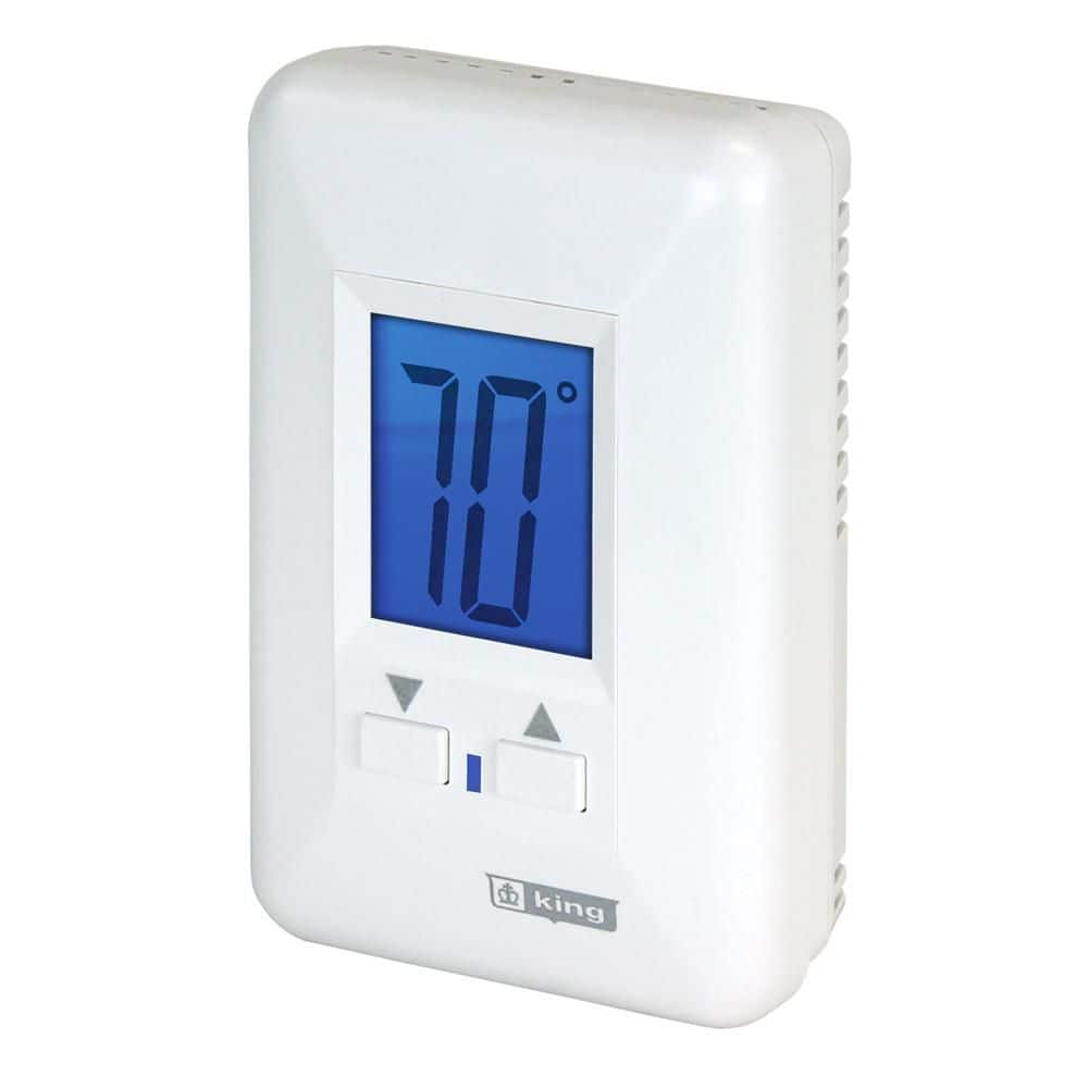 Thermostat Non-Programmable Hydronic with Fan Switch 120V 2 Circuit Line Voltage 12.5 AMP price history on PriceWatchPro
