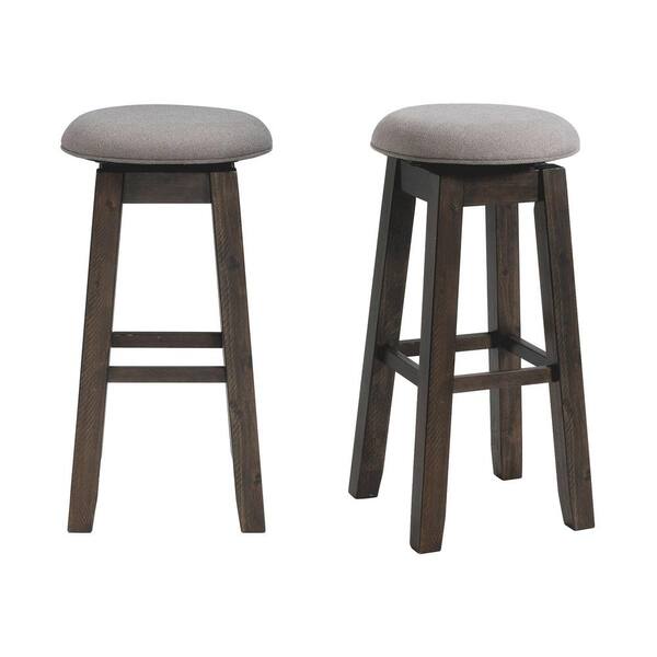 Picket House Furnishings Steele 30 in. Swivel Backless Bar Stool Set