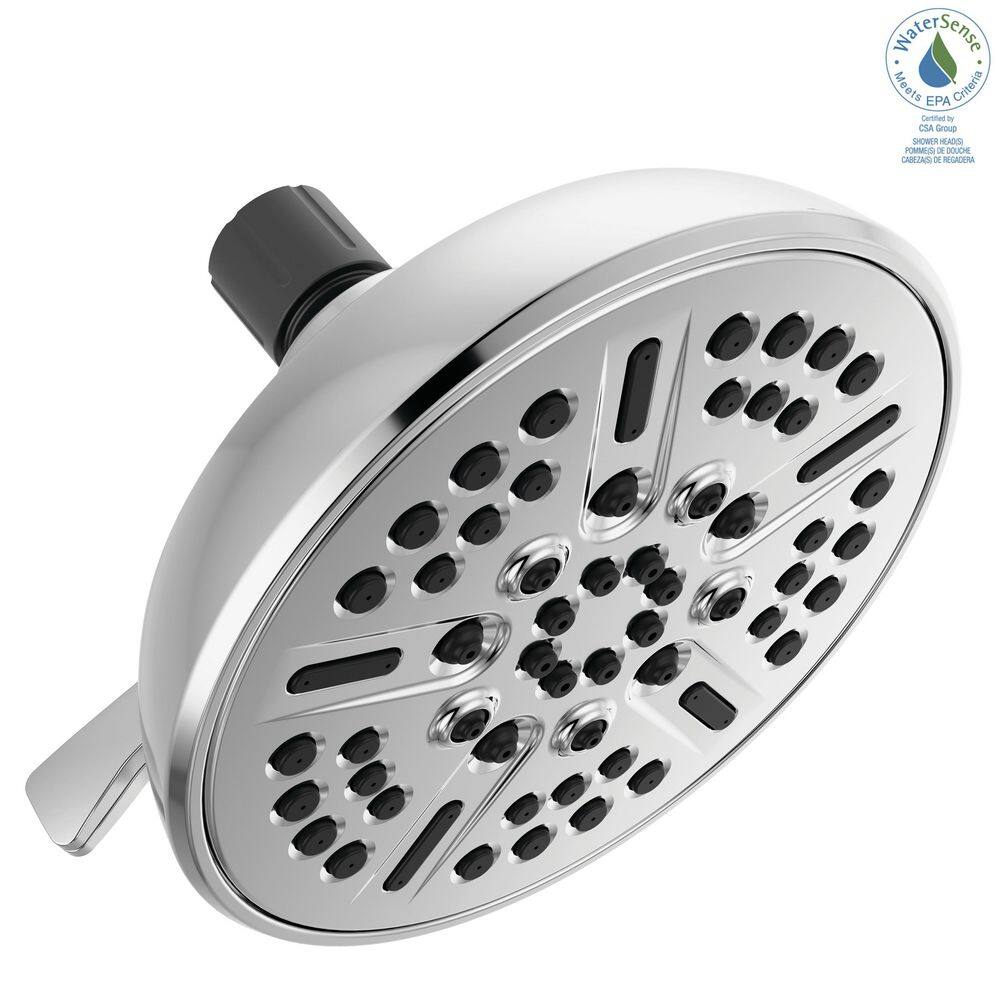 Chrome Multi-Head Adjustable Wall Mounted Shower Head