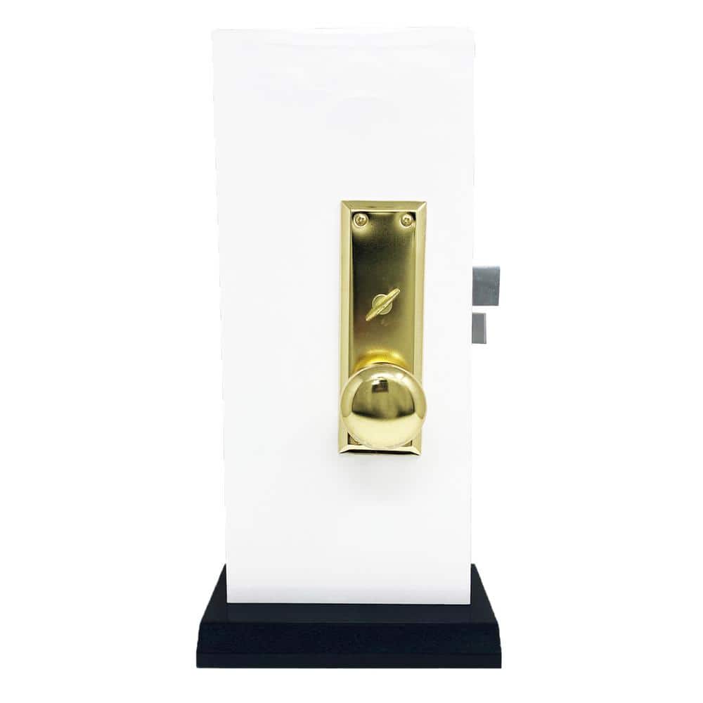 Brass Right-Handed Mortise Entry Door Knob Set