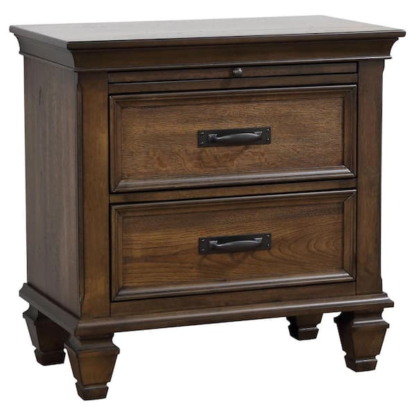 Coaster Home Furnishings Franco Burnished Oak 2Drawer Nightstand with