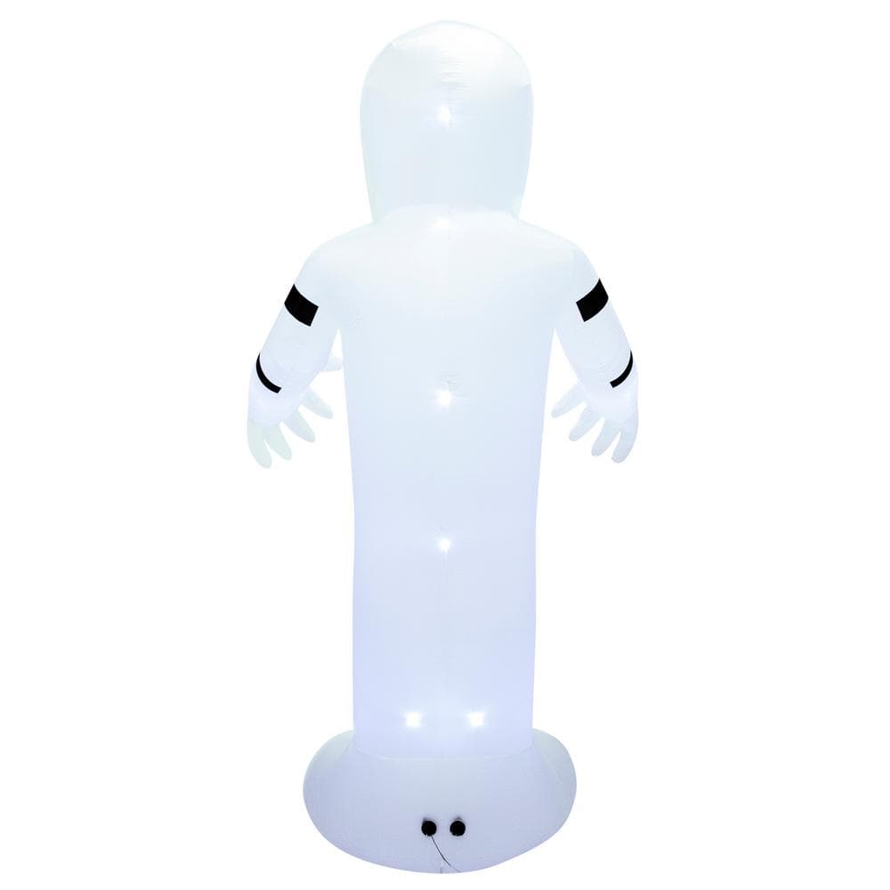 20 ft Giant Inflatable White and Black Mummy