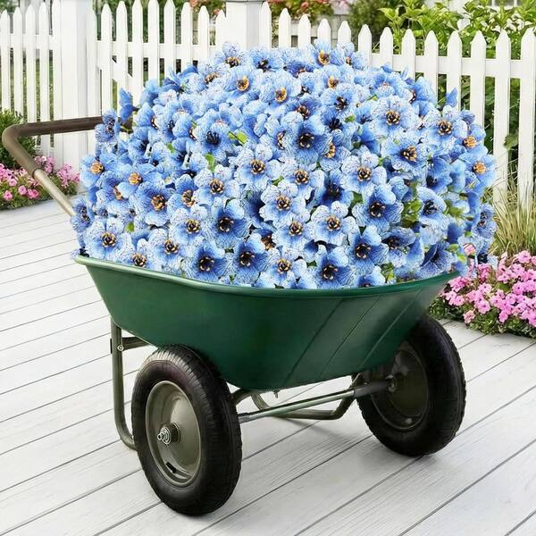 13-Bundles Blue Artificial Flowers L0FBRPCB1C - The Home Depot