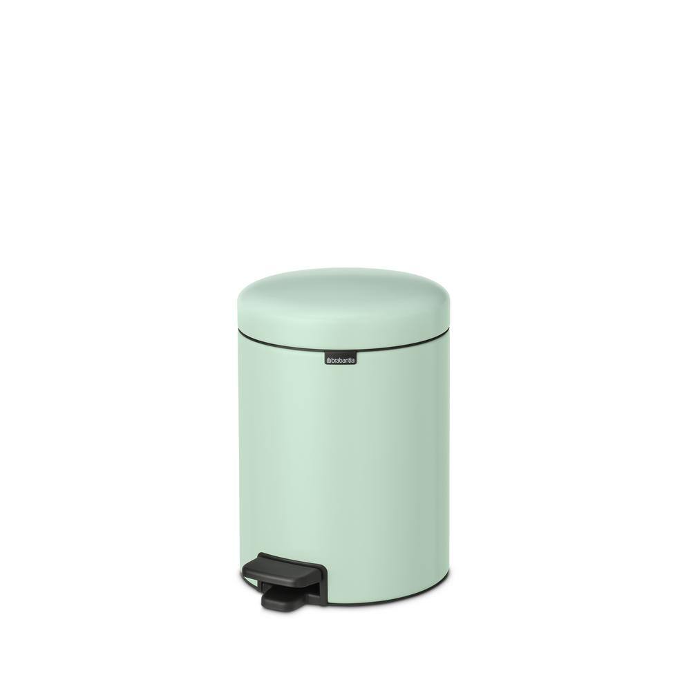 Brabantia NewIcon 1.3 Gal. (5 l) Jade Green Step-On Trash Can 233883 ...