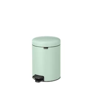 NewIcon 1.3 Gal. (5 l) Jade Green Step-On Trash Can