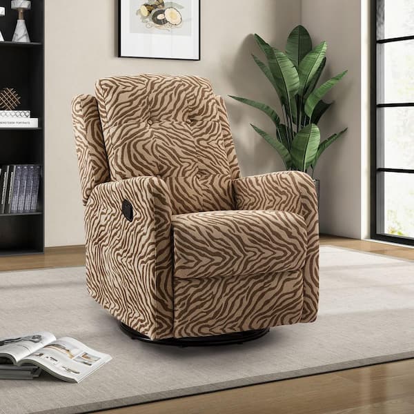 ARTFUL LIVING DESIGN Felipe Tan Wingback Swivel Rocker Recliner