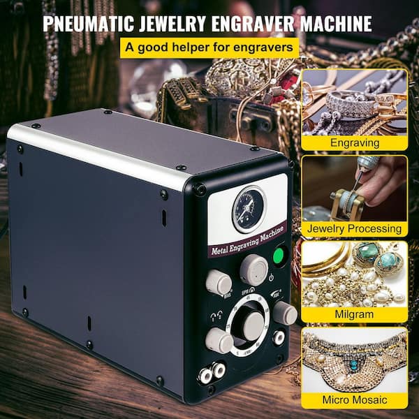Pneumatic Jewelry Engraver Machine 110-Volt 60Hz Graver Handpiece 400