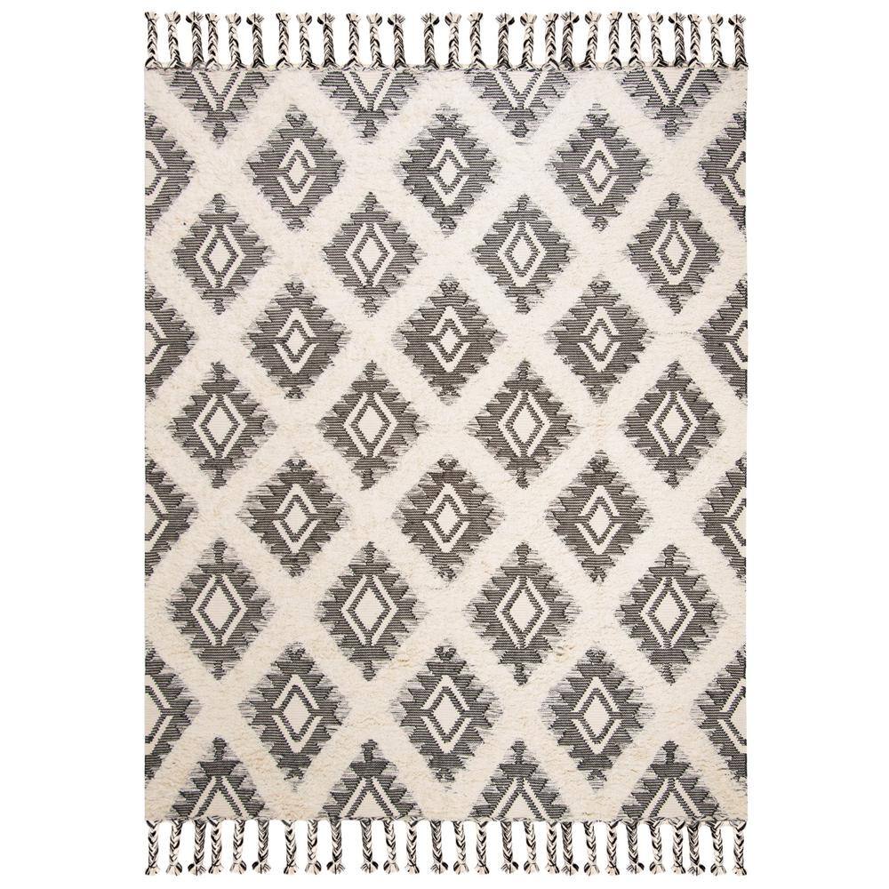 Safavieh Kenya Black/Ivory 9 ft. x 12 ft. Area RugKNY910H9 The Home