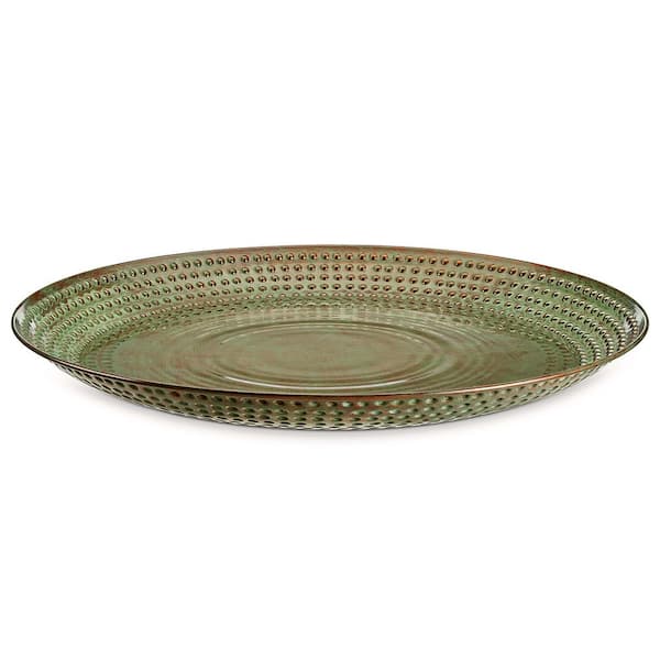 Good Directions 20 in. Verde Copper Basin Birdbath