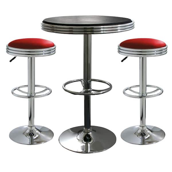 Chrome pub 2024 table set