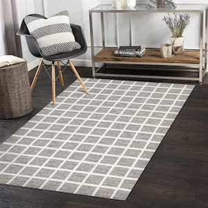 Rye Contemporary Brown 9 ft. x 12 ft. Handmade Area Rug