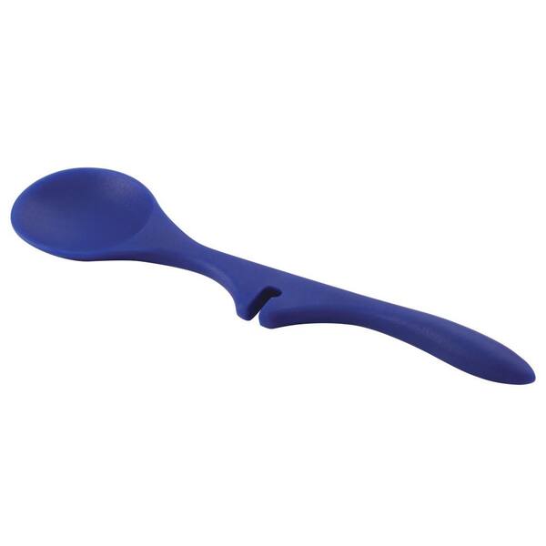 Rachael Ray Silicone Blue Lazy Solid Spoon