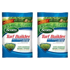 Turf Builder 15,000 sq. ft. Halts Crabgrass Preventer with Lawn Fertilizer (2-Pack)