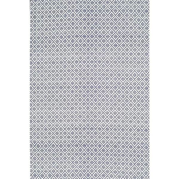 nuLOOM Holcombe Geometric Navy 5 ft. x 8 ft. Area Rug